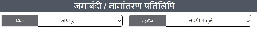 Jamabandi Jaipur Rajasthan